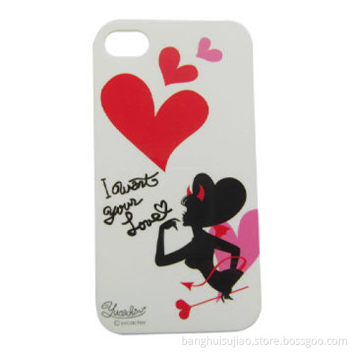 2014 New Lovely Patterns Case for iPhone 4S with IMD/IML Technology